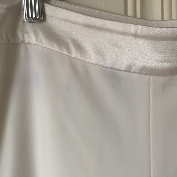 White House Black Market Ivory Lined Dress Pants Size 12 - Picture 8 of 11